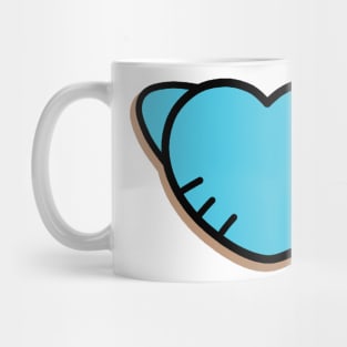 The Amazing World of Gumball Gumball Heart Mug